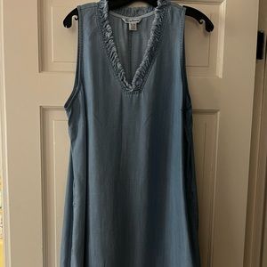 Tommy Bahama Two Palms ruffle linen dress